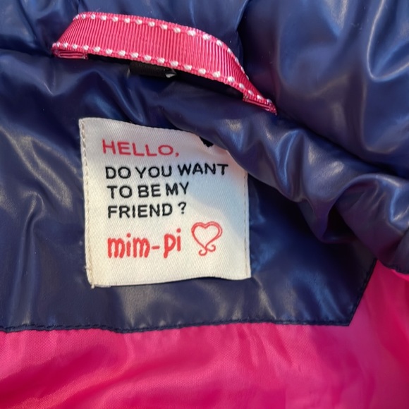 Mim-Pi Girls Puffer Coat - Picture 9 of 12